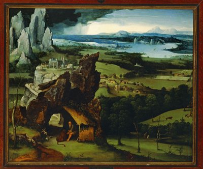 Landskap med Sankt Jerome ... av Joachim Patinir