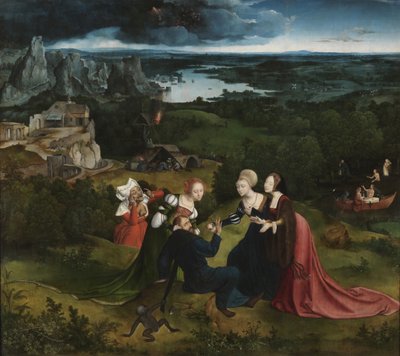 Frestelsen av Sankt Antonius av Joachim Patinir