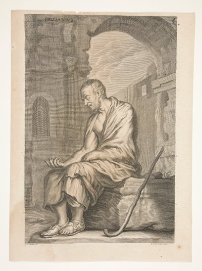 Belisarius, från Ancient Sculptures Admired av Joachim von Sandrart