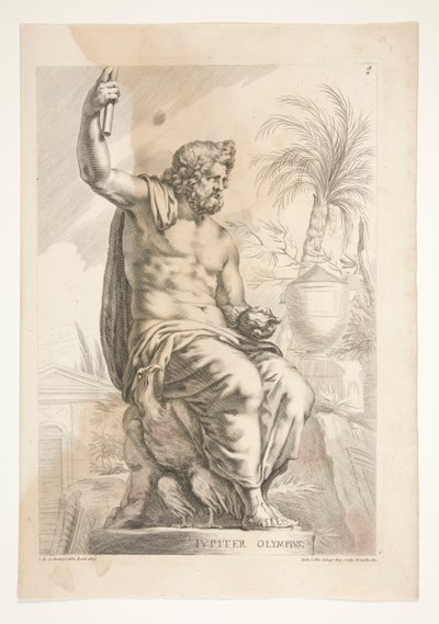 Jupiter Olympius, från Sculpturae Vetis Admirata av Joachim von Sandrart