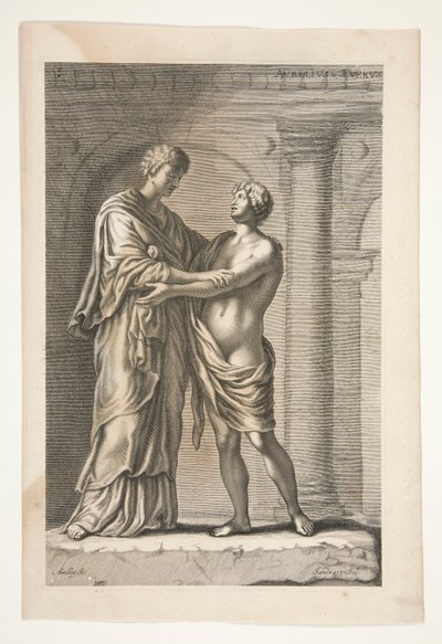 Papirius, från Ancient Sculptures Admired av Joachim von Sandrart