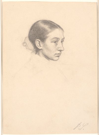 Porträtt av Susette Cathrine Skovgaard (gift Holten) av Joakim Frederik Skovgaard