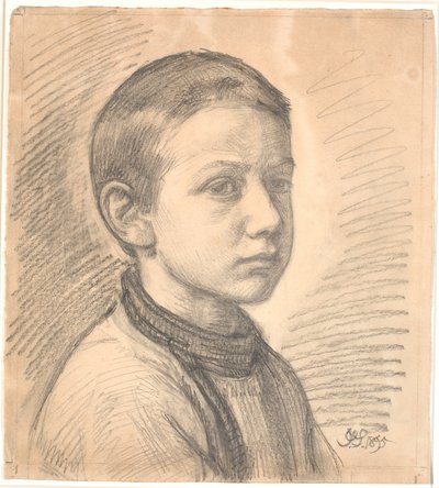 Porträtt av målaren J.Th. Skovgaard som pojke av Joakim Frederik Skovgaard