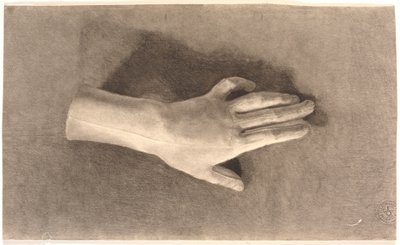 Studie av gipshand av Joakim Frederik Skovgaard