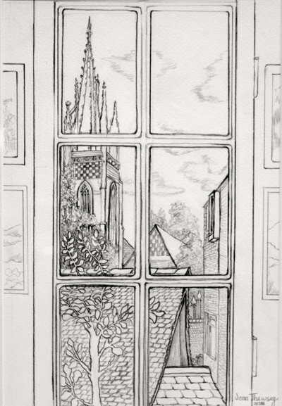 Marlow Church, 2015 (penna) av Joan Thewsey