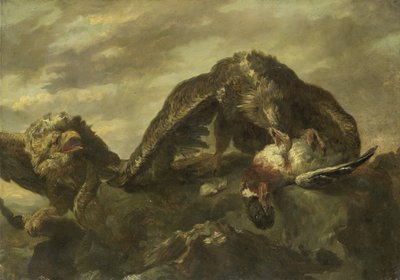 Örnar på klipporna av Joannes Fijt (copy after)