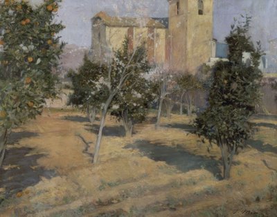 Prästens trädgård av Joaquim Mir i Trinxet