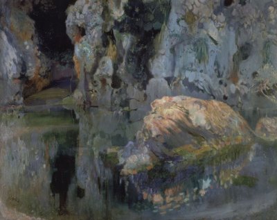 Sjöns klippa av Joaquim Mir i Trinxet
