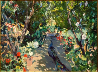 Trädgården i Casa Mir av Joaquim Mir i Trinxet