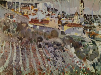 Terrassby av Joaquim Mir i Trinxet