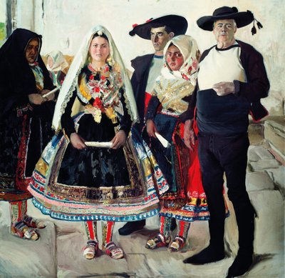 Typiska invånare i Lagartera eller brud från Lagartera av Joaquín Sorolla