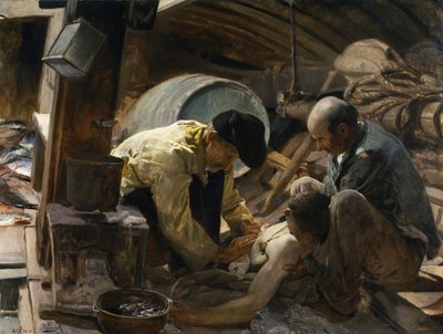 Och de säger fortfarande att fisk är dyrt av Joaquín Sorolla