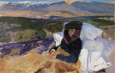 Konvalescent Maria i El Pardo, 1906. av Joaquin Sorolla y Bastida