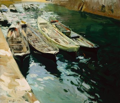 Drifters, Zarautz, nära San Sebastian av Joaquin Sorolla y Bastida