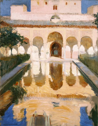 Ambassadörernas hall, Alhambra, Granada av Joaquín Sorolla
