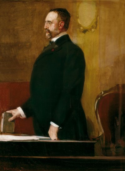 Porträtt av Don Jose Canalejas Mendez (1854-1912) av Joaquín Sorolla