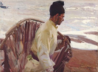 Räkfiskare, Valencia; Räkfiskare, Valencia, 1908 av Joaquín Sorolla