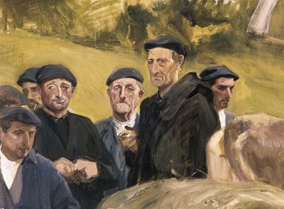 Typer av Guipuzcoa. Målning av Joaquin SOROLLA (1863-1923) Olja på duk. Privat samling. av Joaquín Sorolla