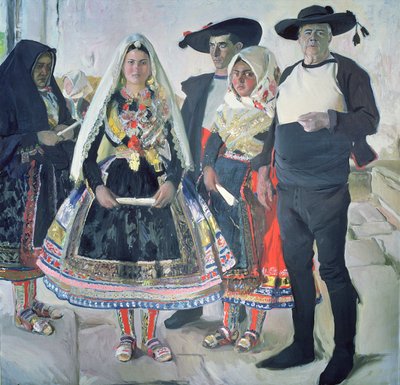 Typiska lagarteraner av Joaquin Sorolla y Bastida