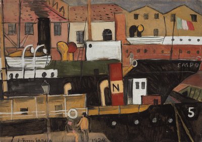 Livorno av Joaquin Torres-Garcia