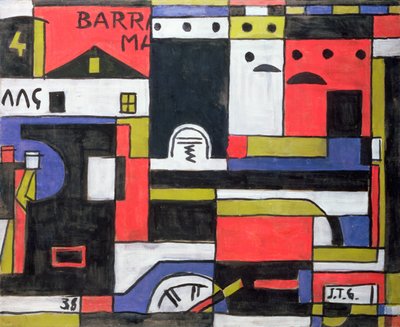 Konstruktion av lokomotiv av Joaquin Torres-Garcia