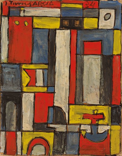 Fartygskonstruktion; Navio constructivo av Joaquin Torres-Garcia