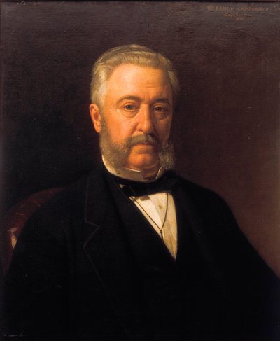 Porträtt av Ramon Campoamor (1817-1901), romantisk poet. Målning av Joaquin Espalter y Rull (1809-1880). Annees 1870. Madrid Atheneum. av Joaquín Espalter y Rull