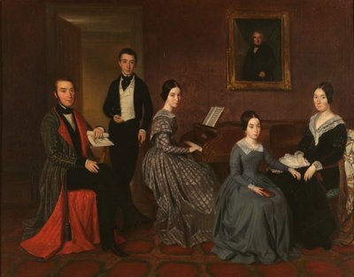 Familjen till Jorge Flaquer av Joaquín Espalter y Rull