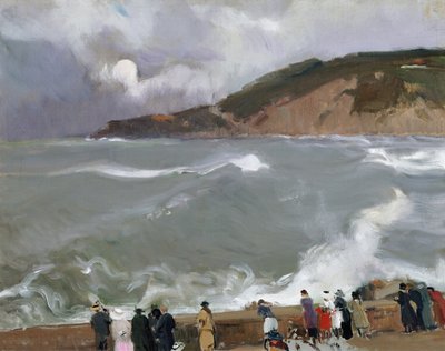 Vågbrytare, San Sebastian av Joaquín Sorolla