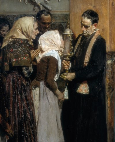 Reliken, detalj av Joaquín Sorolla