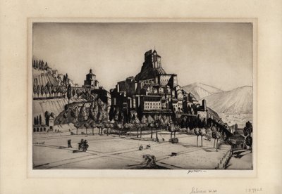 Subiaco, 1926 (torrnål) av Job Nixon
