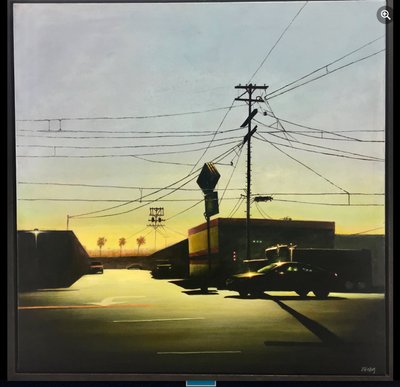 San Fernando 12 c 2021 (akryl på duk) av Joby Hickey