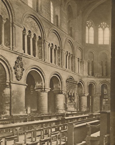Within Great St. Bartholomews: Raheres Tomb in the Choir, c1935. av Joel