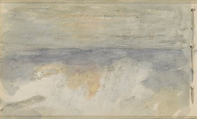 Havslandskap med solnedgång av Johan Antonie de Jonge