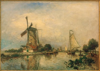 vid Overschie av Johan Barthold Jongkind