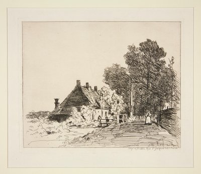 La Nourrice (Sköterskan) av Johan Barthold Jongkind