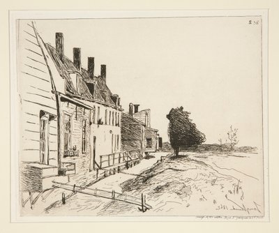 Husen utmed kanalen av Johan Barthold Jongkind