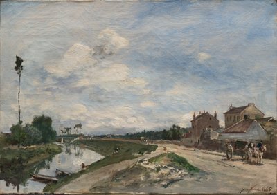Seinen vid Bas Meudon av Johan Barthold Jongkind