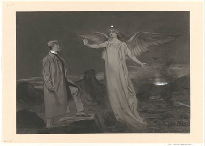 Chamberlain och fredens ängel av Johan Braakensiek