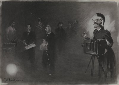 Design för illustration i De Amsterdammer: The Speech from the Throne, 24 sept. 1905 av Johan Braakensiek