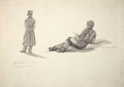 Caspar David Friedrich; fiskare av Johan Christian Dahl