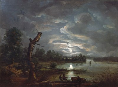 Esrum hav, c.1814 av Johan Christian Dahl