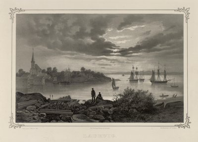 Illustration hämtad från boken Norge producerad i Drawings av Asbjørnsen, P.Chr. och utgiven av Chr. Tønsberg (nr, 1848) av Johan Christian Dahl