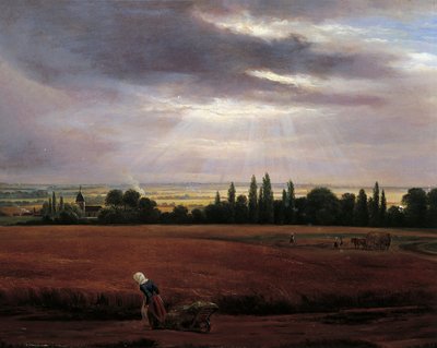 Landskap nära Dresden av Johan Christian Dahl