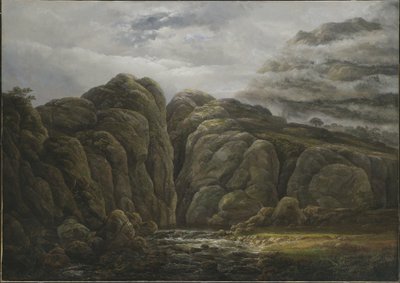 Norskt bergslandskap av Johan Christian Dahl