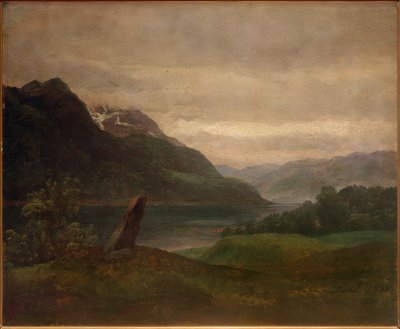 norskt landskap av Johan Christian Dahl