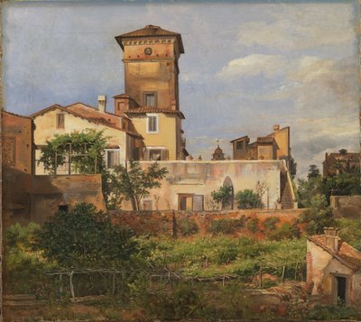 Scen från Villa Malta av Johan Christian Dahl