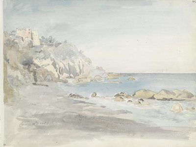 Stranden vid Marina Grande, Capri av Johan Christian Dahl