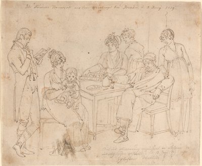 Den närmare familjen av Johan Christian Dahl