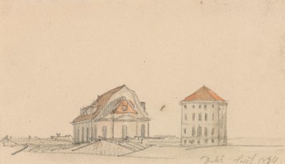 Två tegelhus av Johan Christian Dahl